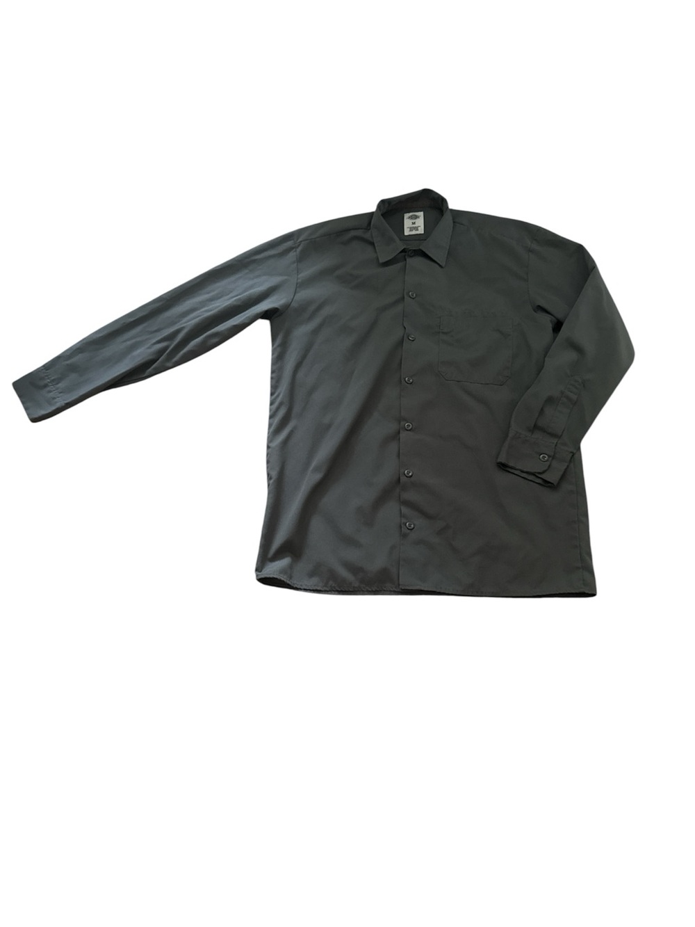 Dickies Men's Dark Gray Long Sleeve Work Shirt